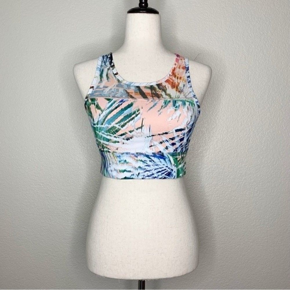 Colorful Racerback Women’s Sports Bra, Sz Small - Picture 4 of 8